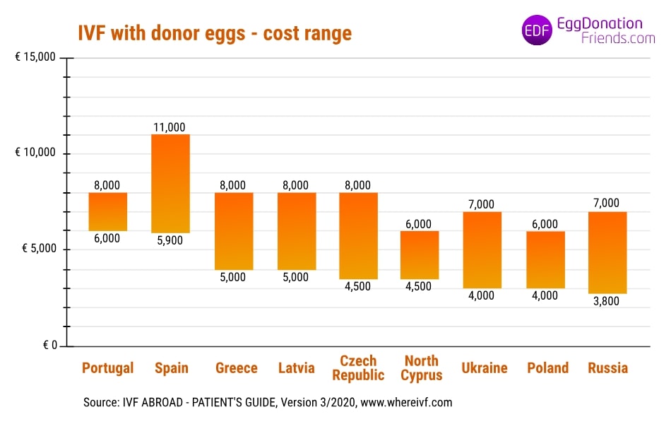 ivf egg donation treatment abroad costs