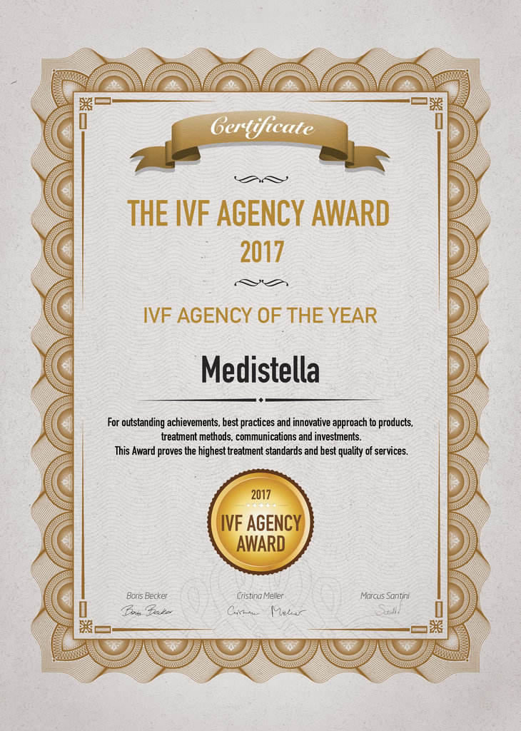 Medistella ivf clinic award 2017