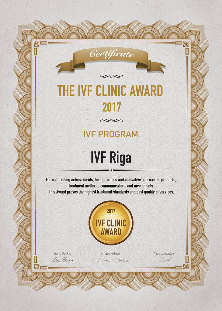 ivf clinic award 2017 