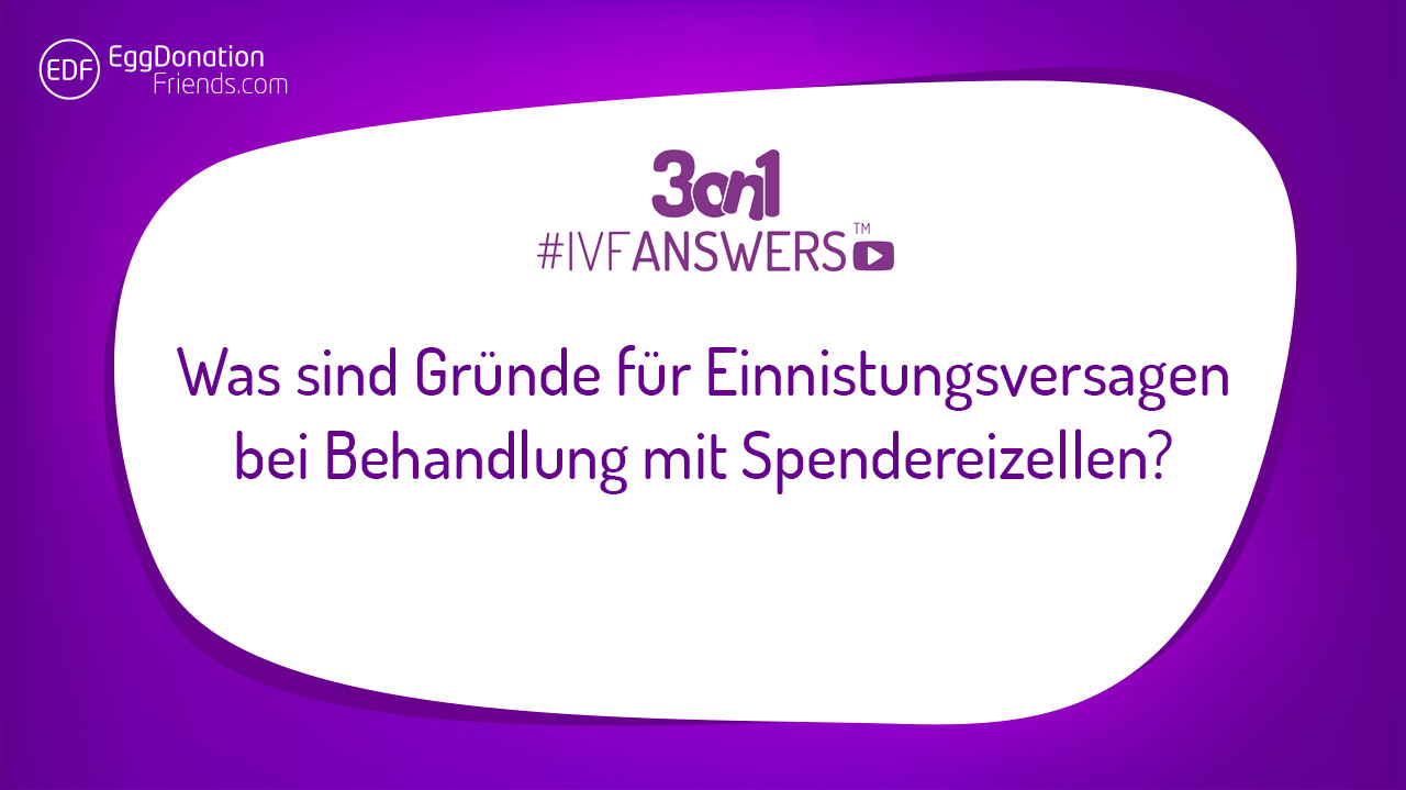 Einnistungsversagen Mit Spendereizellen Ivfanswers