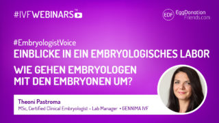 Einblicke in ein embryologisches Labor. Wie gehen Embryologen mit den Embryonen um? #IVFWEBINARS