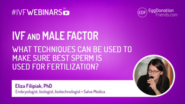 IVF and male factor. What techniques can be used to make sure best sperm is used for fertilisation. #IVFWEBINARS