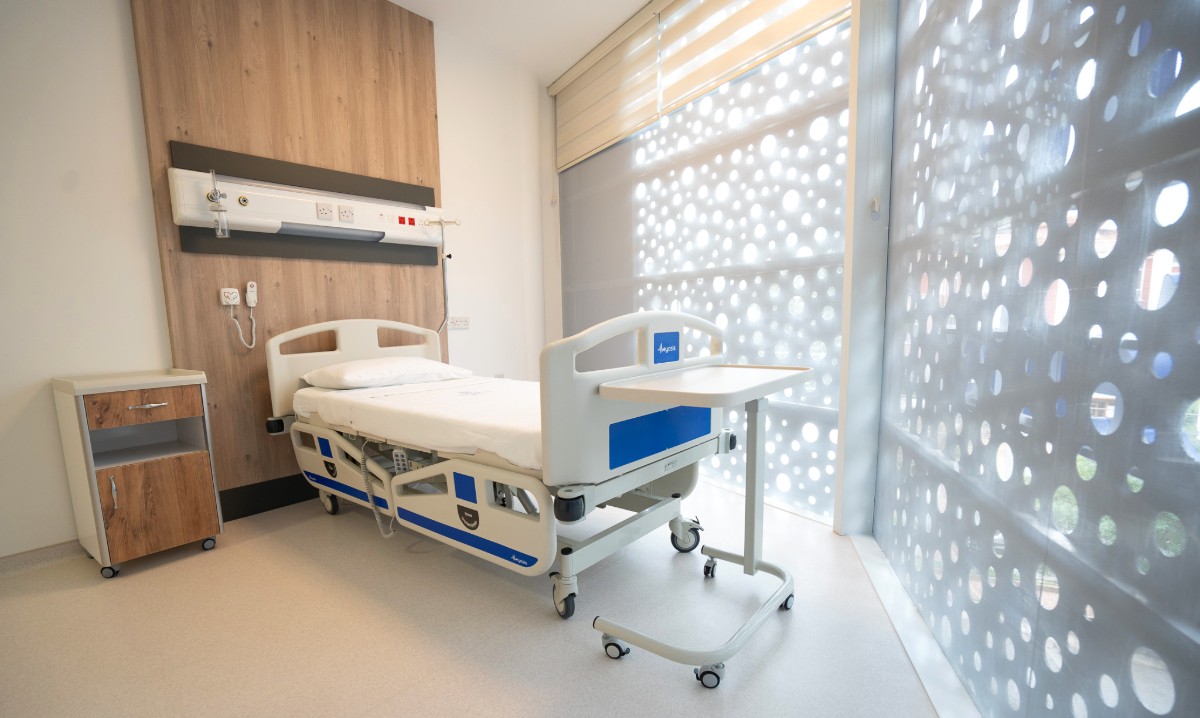 Patient room at Ventus IVF Center 